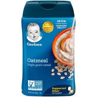 Gerber oatmeal store cereal dha probiotic