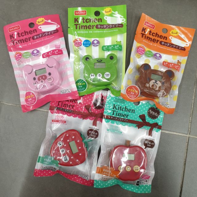 Daiso Cartoon Kitchen Timer Shopee Malaysia
