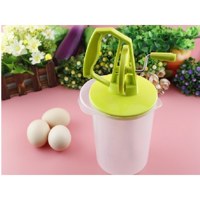 Kitchen Master (With Egg Beater) Colorful Stainless Steel HandCranked