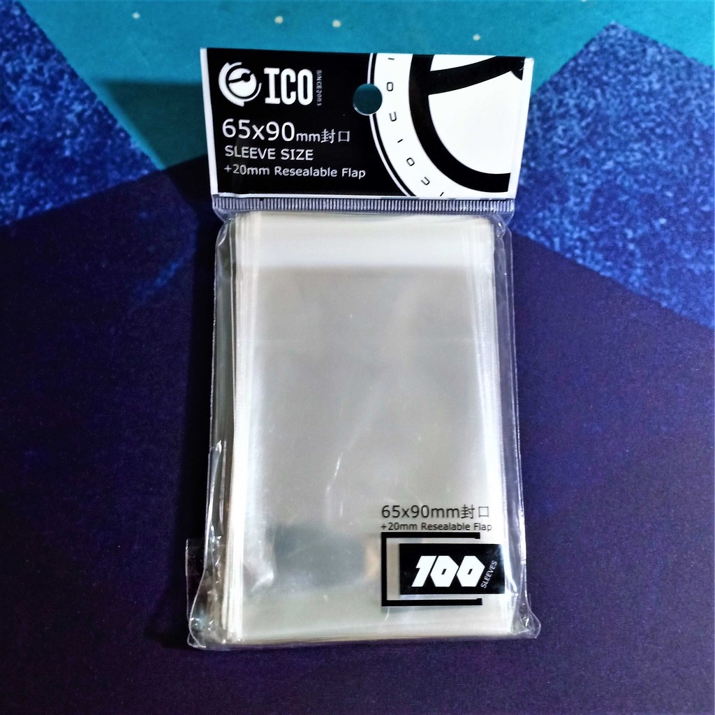 ICO Clear Card Sleeves Standard Size (65x90mm) 100pcs Normal  &  Resealable  | Shopee Malaysia