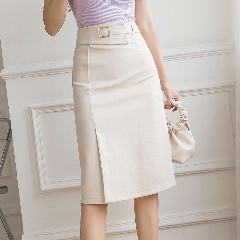 Office Wear Simple Professional Formal High Waist Long Skirt Shopee Malaysia