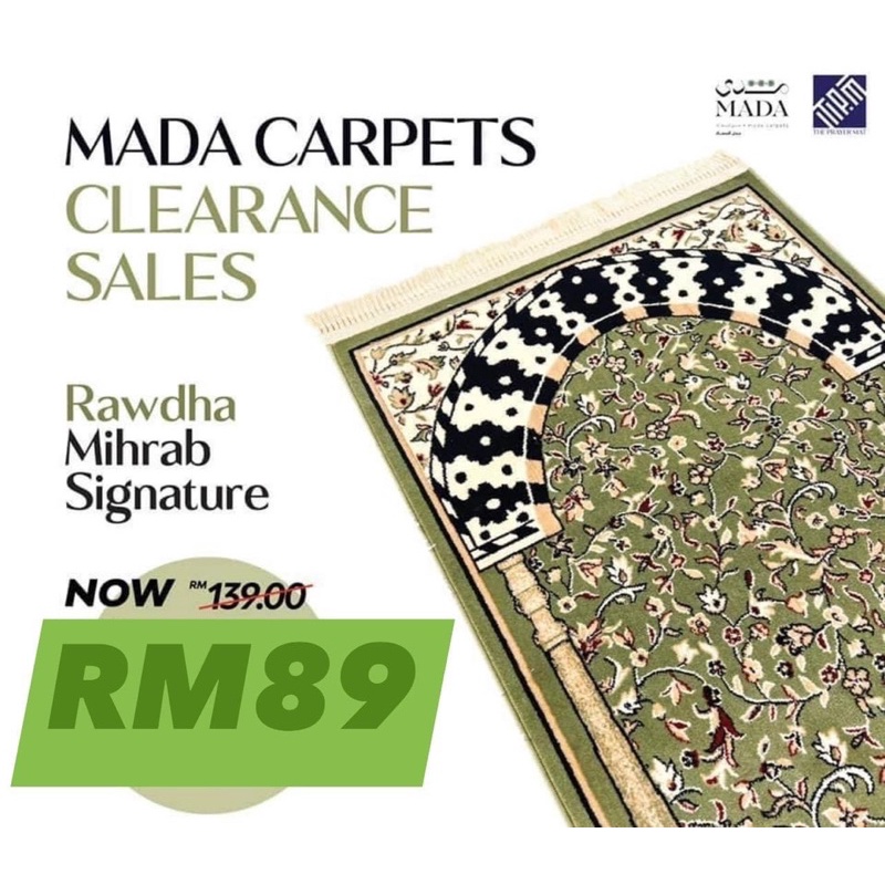 [Medina Collection] SEJADAH RAUDHAH Masjid Nabawi Madinah/Mekah (Prayer ...