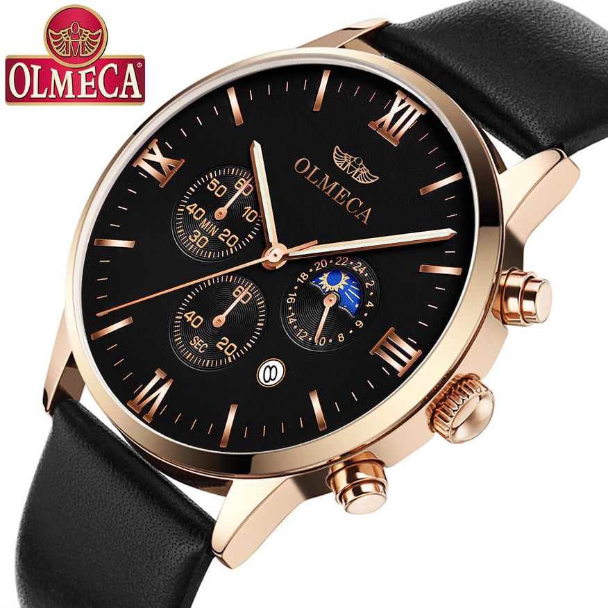 OLMECA Watch Men Top Brand Luxury Fashion Casual Water Resistant Shopee Malaysia