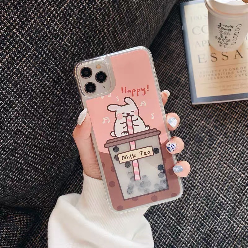 Iphone 7 Bubble Tea Boba Liquid Phone Case Shopee Malaysia