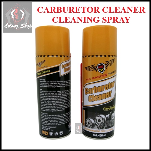 CARBURETOR CLEANER CLEANING SPRAY AGENT 450ML FOR MOTORCYCLE OR CAR USE