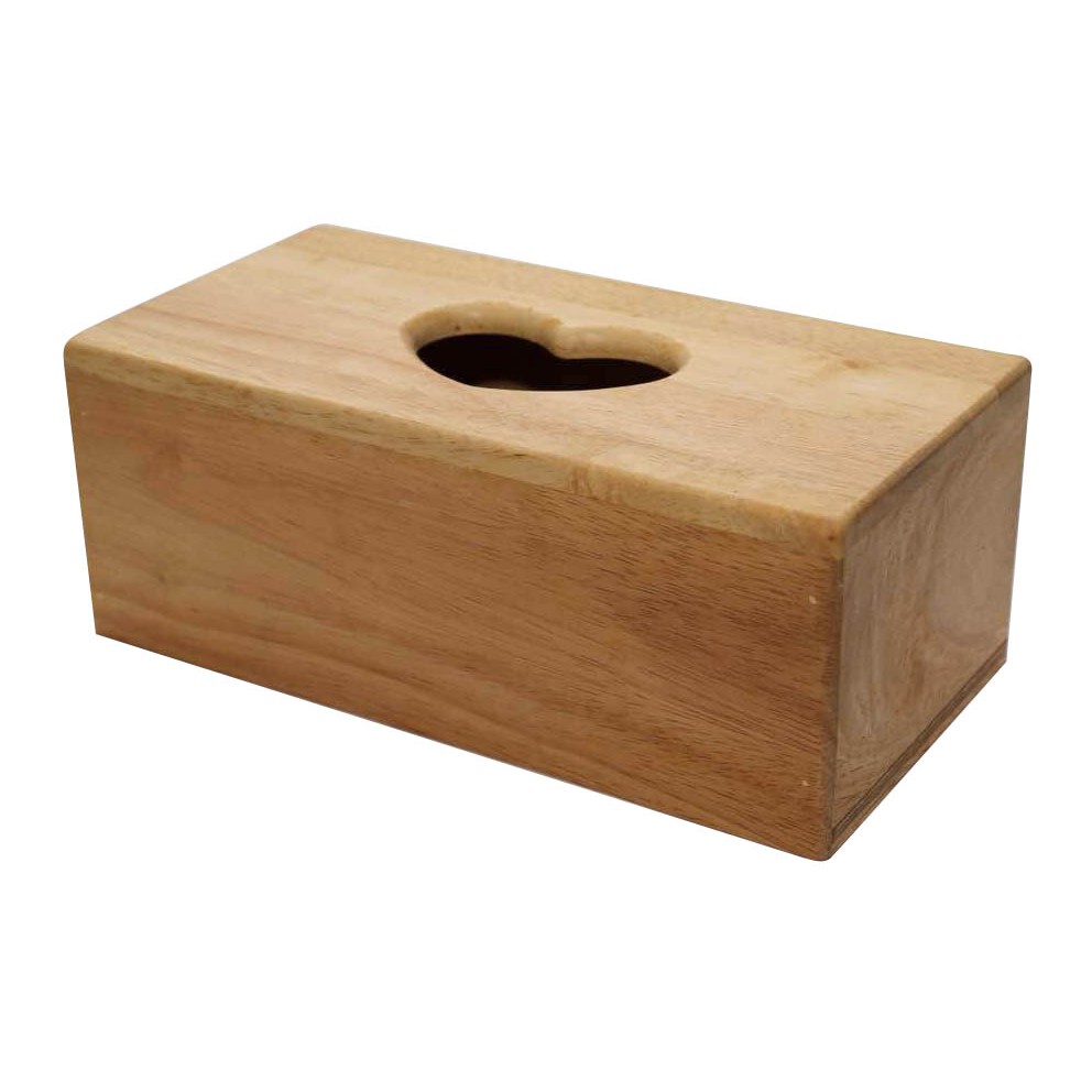 Wooden Tissue Box (rubberwood) 