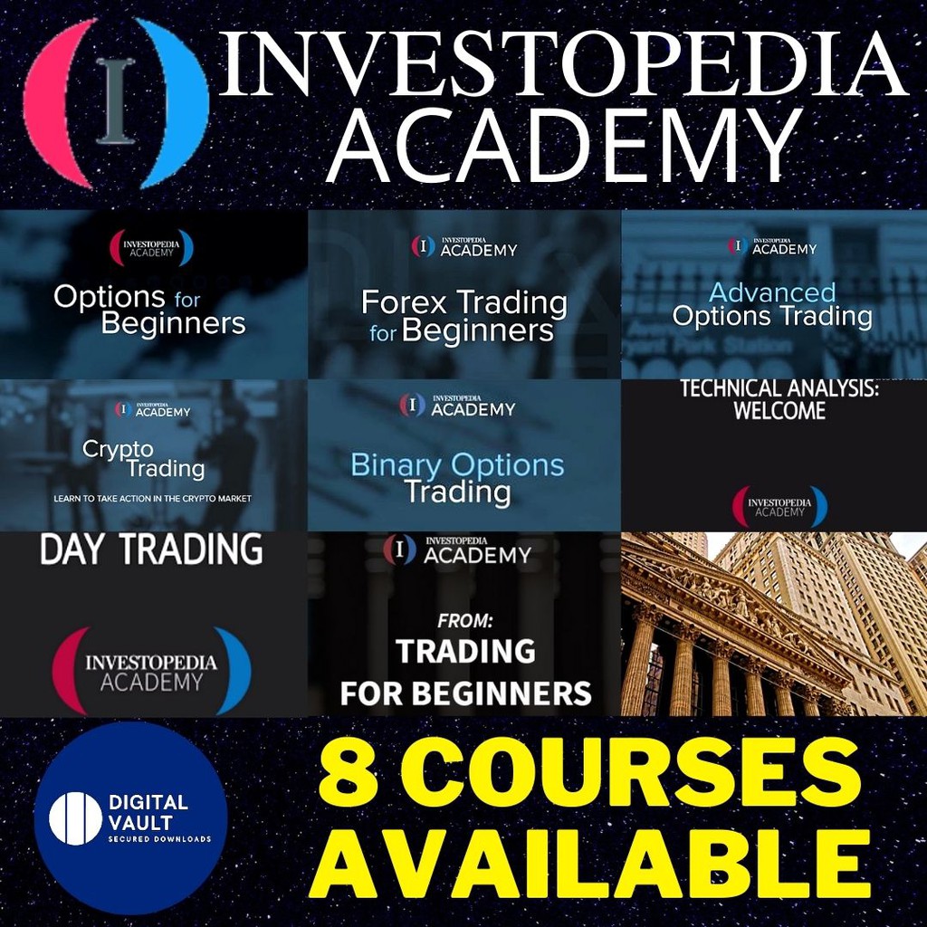 Investopedia Academy 8 Course Bundle (Forex, Crypto, Options