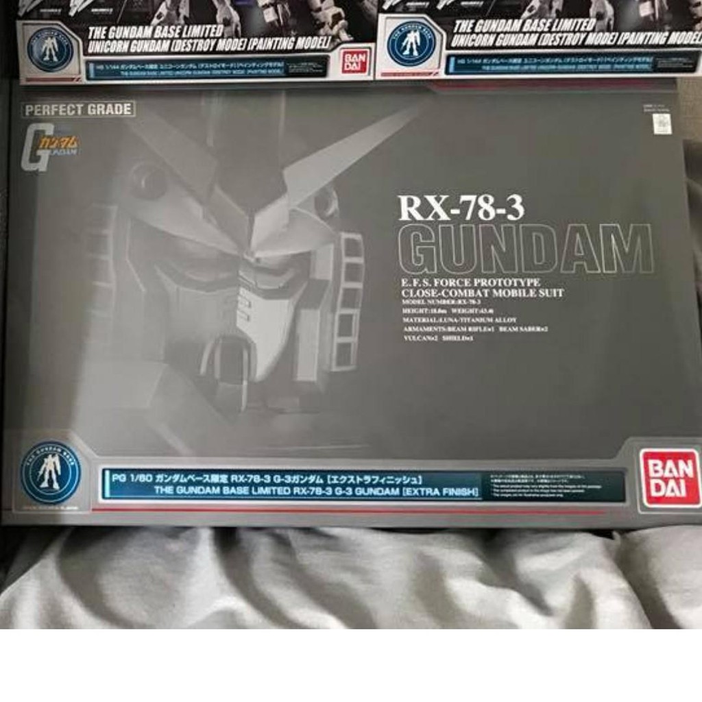 PG 1/60 Gundam Base Limited RX-78-3 G-3 Gundam [Extra Finish] Bandai |  Shopee Malaysia