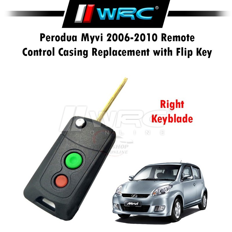 Perodua Myvi Remote Control Casing Replacement with Flip Key (1pc ...