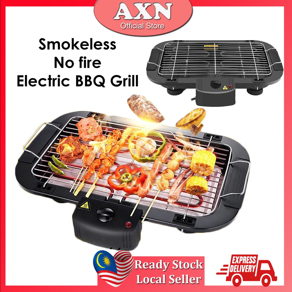 Electric Smokeless Grill Barbeque Korean BBQ Pan Teppanyaki Cookware ...
