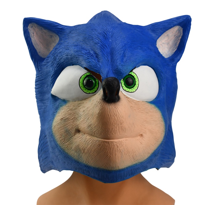 Halloween Sonic Mask Adult Party Costume Mask Horror Carnival Cosplay ...