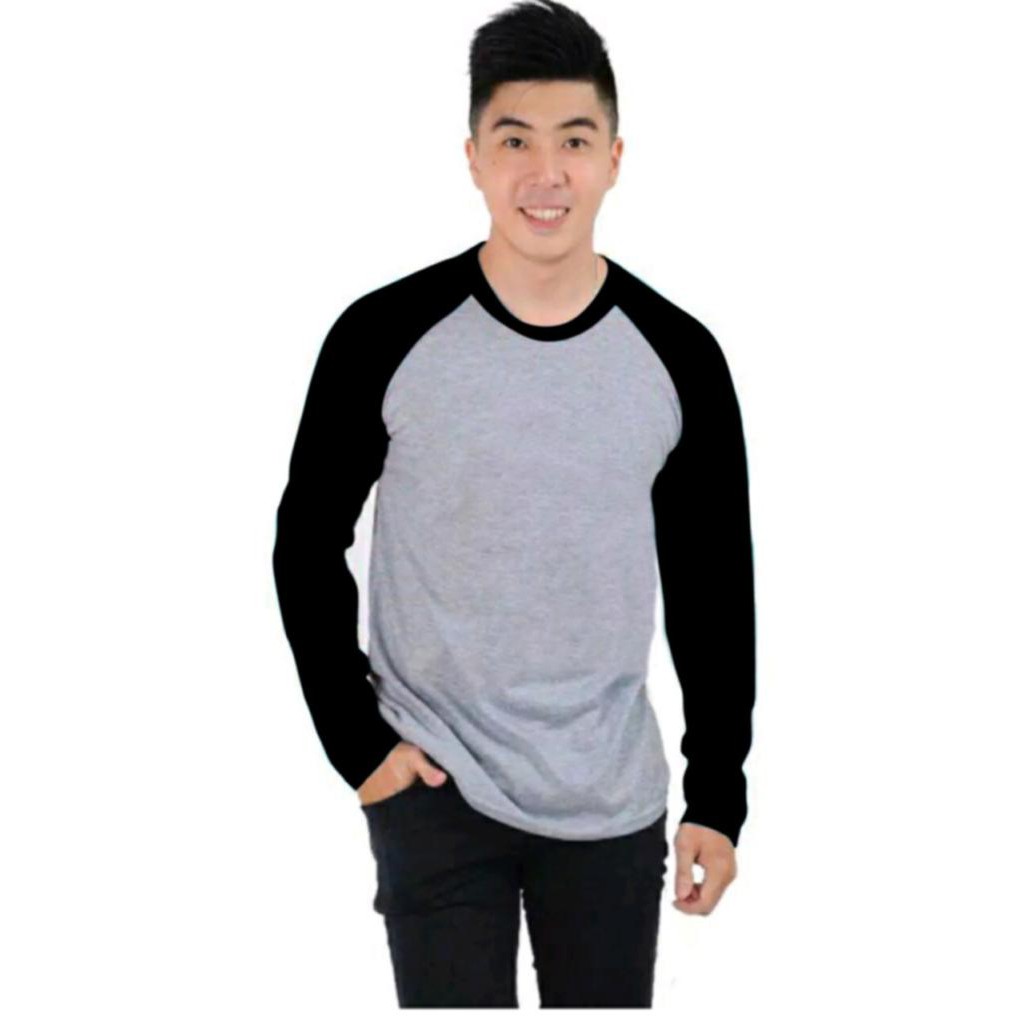 Plain Men's RAGLAN T-Shirts/ Men's Long-Sleeved RAGLAN T-Shirts, Men's ...