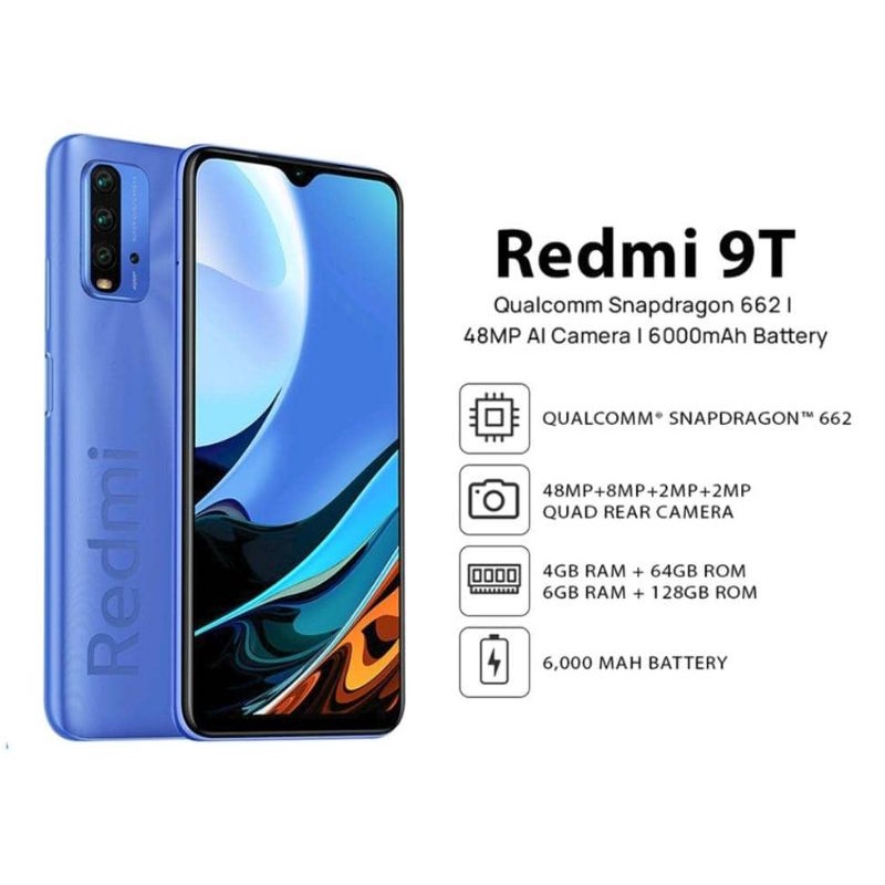 XIAOMI Redmi 9T (4+64GB) (6+128GB) MYSET | Shopee Malaysia