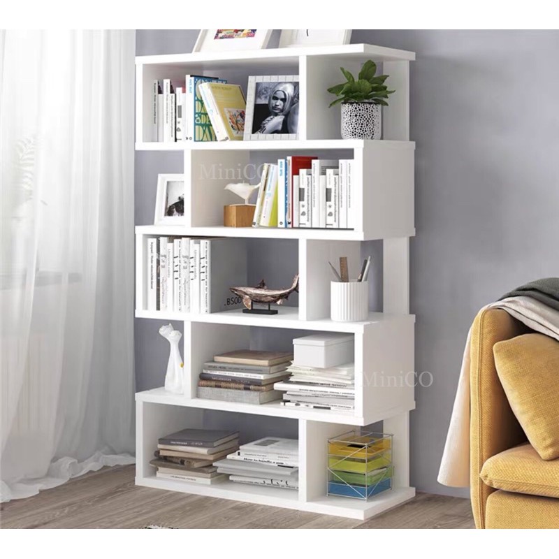 Nordic Design Pastel Color Book Rack Decorative Bookshelf Wooden ...