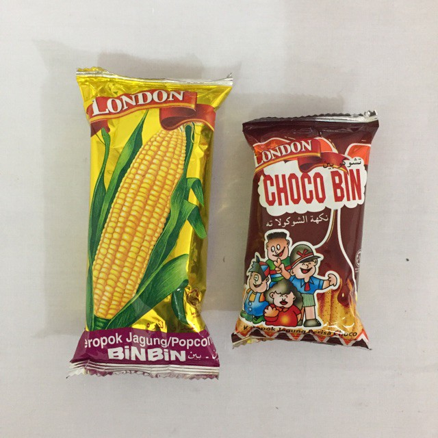 London Keropok Jagung Ori / Coklat (Bin Bin Popcorn) BUBBLE WRAP PENUH |  Shopee Malaysia