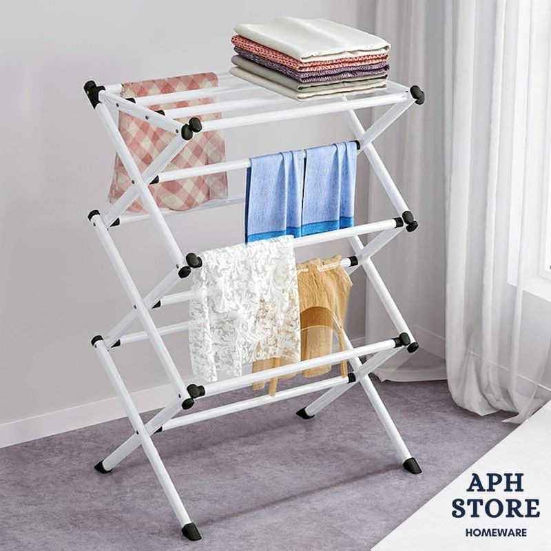 Folding model rack / multi-purpose rack / folding drying rack | Shopee ...