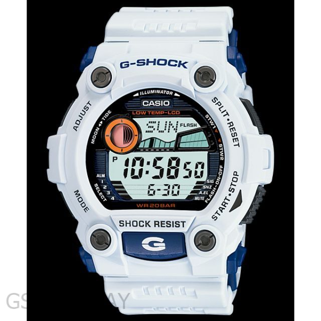 Casio G Shock G 7900a 7 Mat Moto White Rare Shopee Malaysia