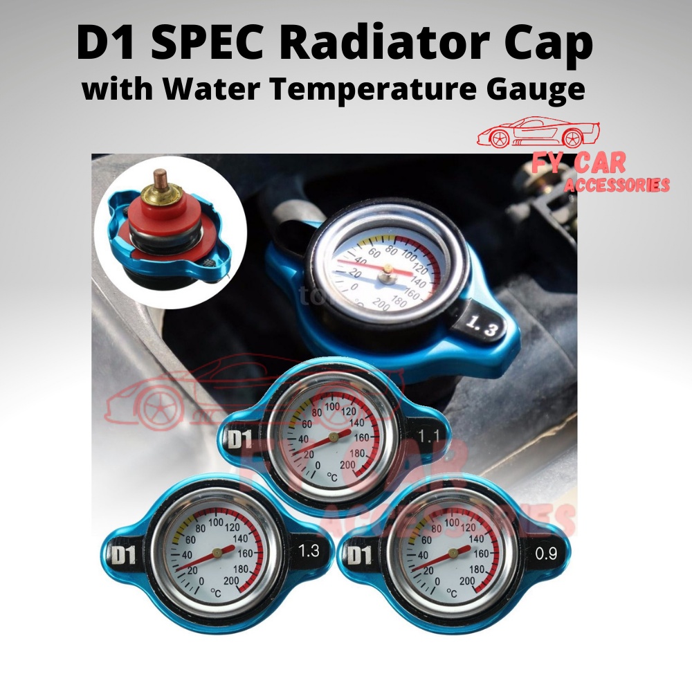 D1 SPEC Radiator Cap with Water Temperature Gauge | Shopee Malaysia