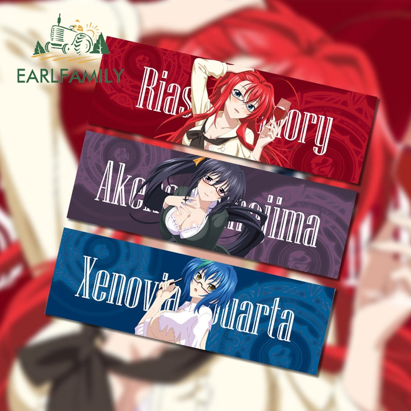 EARLFAMILY Akeno Himejima High School DxD Anime Car Sticker | Laptop Decal | JDM Vinyl