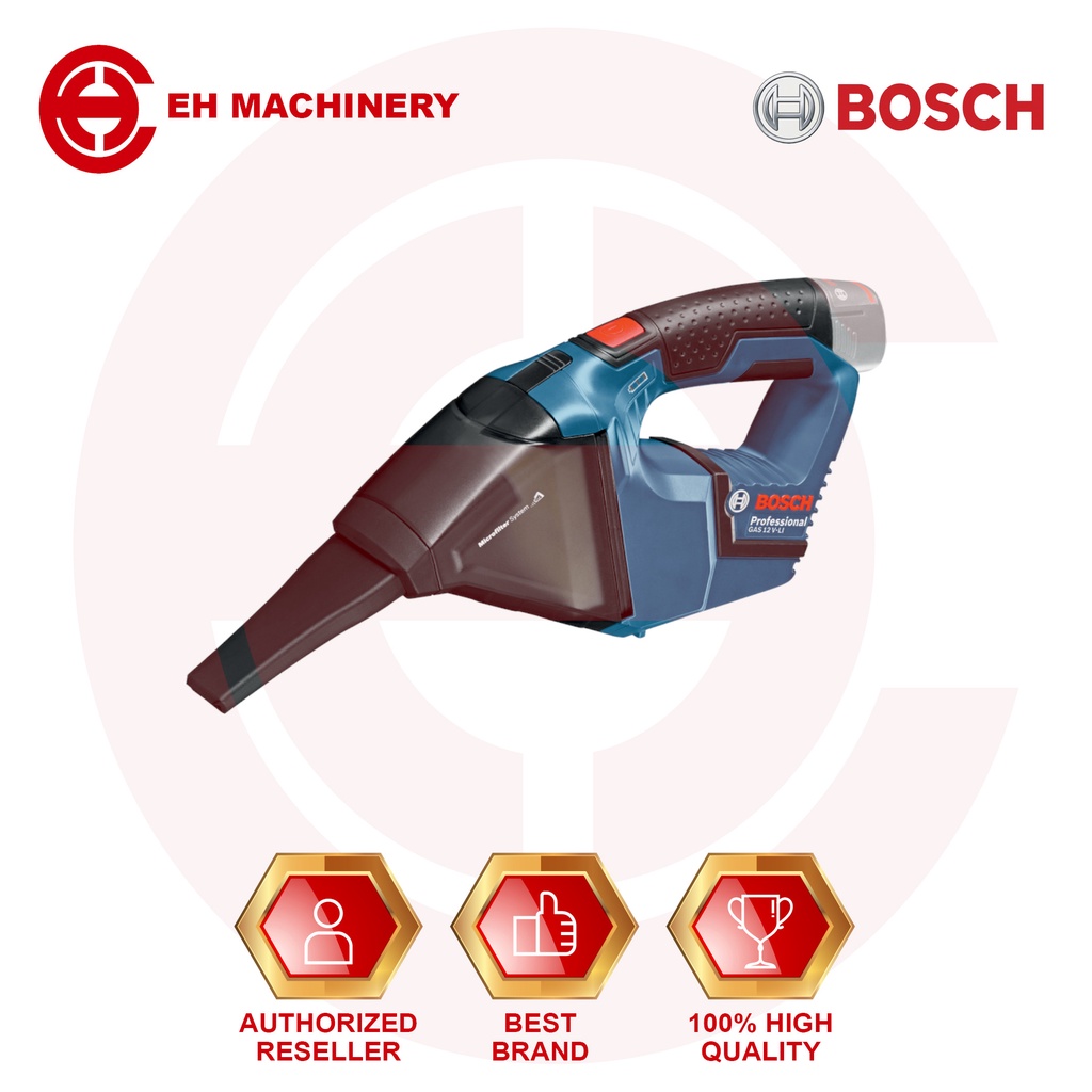 BOSCH 12V CORDLESS VACUUM CLEANER GAS 12VLI (SOLO)** Shopee Malaysia