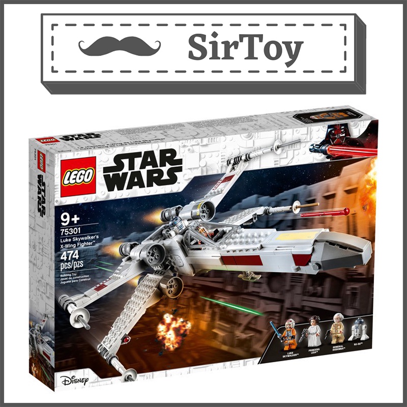 LEGO Star Wars 75301 Luke Skywalker's X-wing Fighter (474 Pieces ...