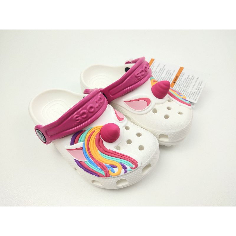 Kids unicorn crocs online