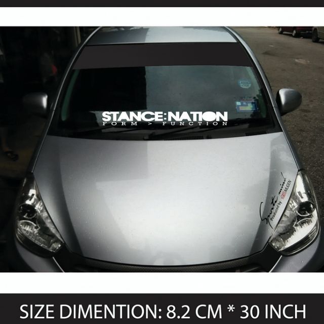 stance nation decal