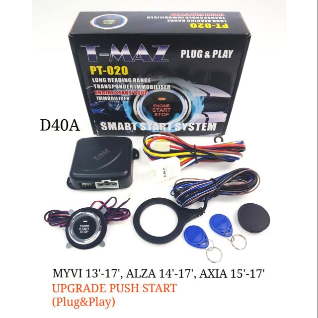 UPGRADE PUSH START D40A (PLUG&PLAY) | Shopee Malaysia