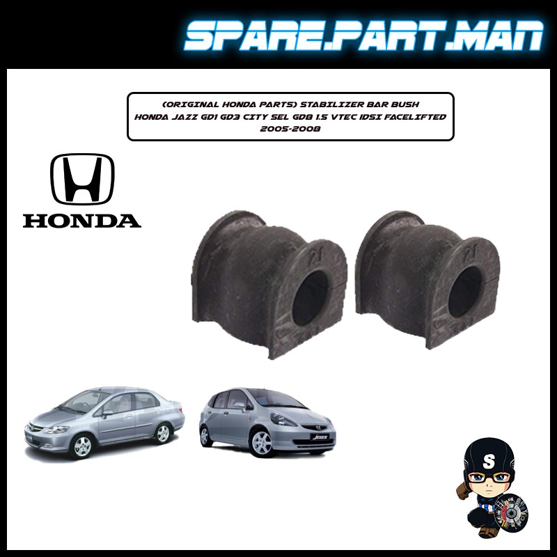 (ORIGINAL HONDA PARTS) STABILIZER BAR BUSH HONDA JAZZ GD1 GD3 CITY SEL