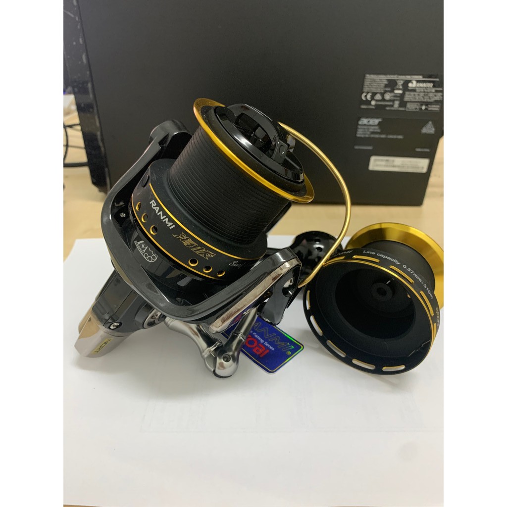 Ryobi Ranmi Spinning Reel Sea Extremely 6500 Max Drag 12kg Bearing 7+1 ...
