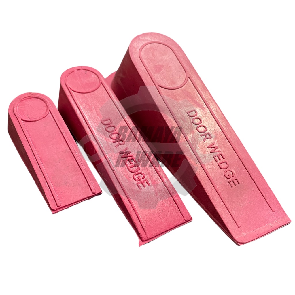 Red Rubber Door Wedge Stopper. Rubber Door Wedge. Getah Pintu Bilik