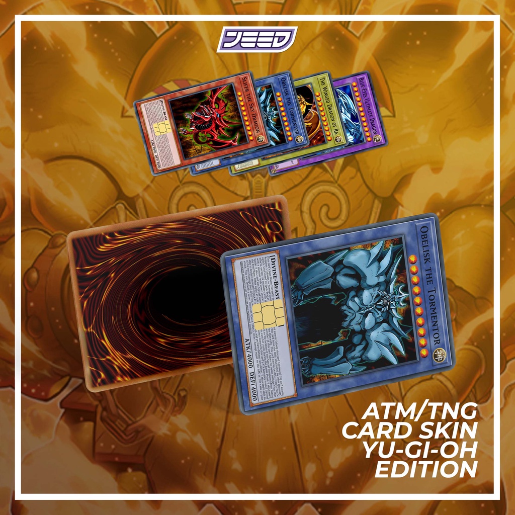 [yu-gi-oh] Atm, Bank Debit Credit Card & Touch N Go Sticker Cover Card 