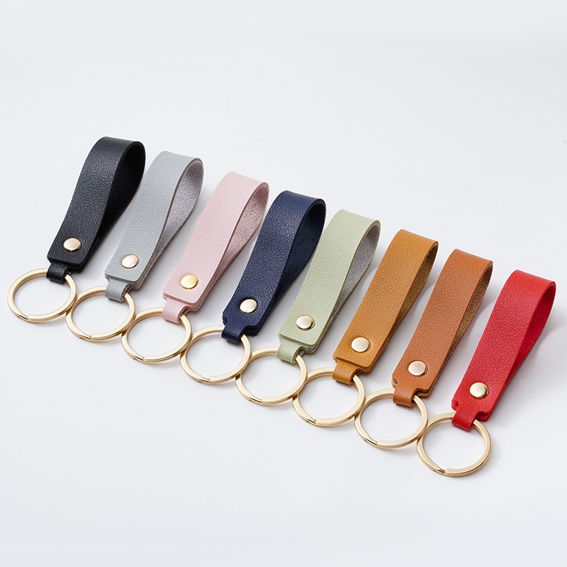 Fashion PU Leather Keychain Leather Strap Lanyard Key Chain KeyChains ...