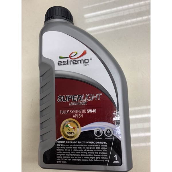 Engine Oil ( Estremo ) Fully Synthetic ( 1 Litre ) Shopee Malaysia