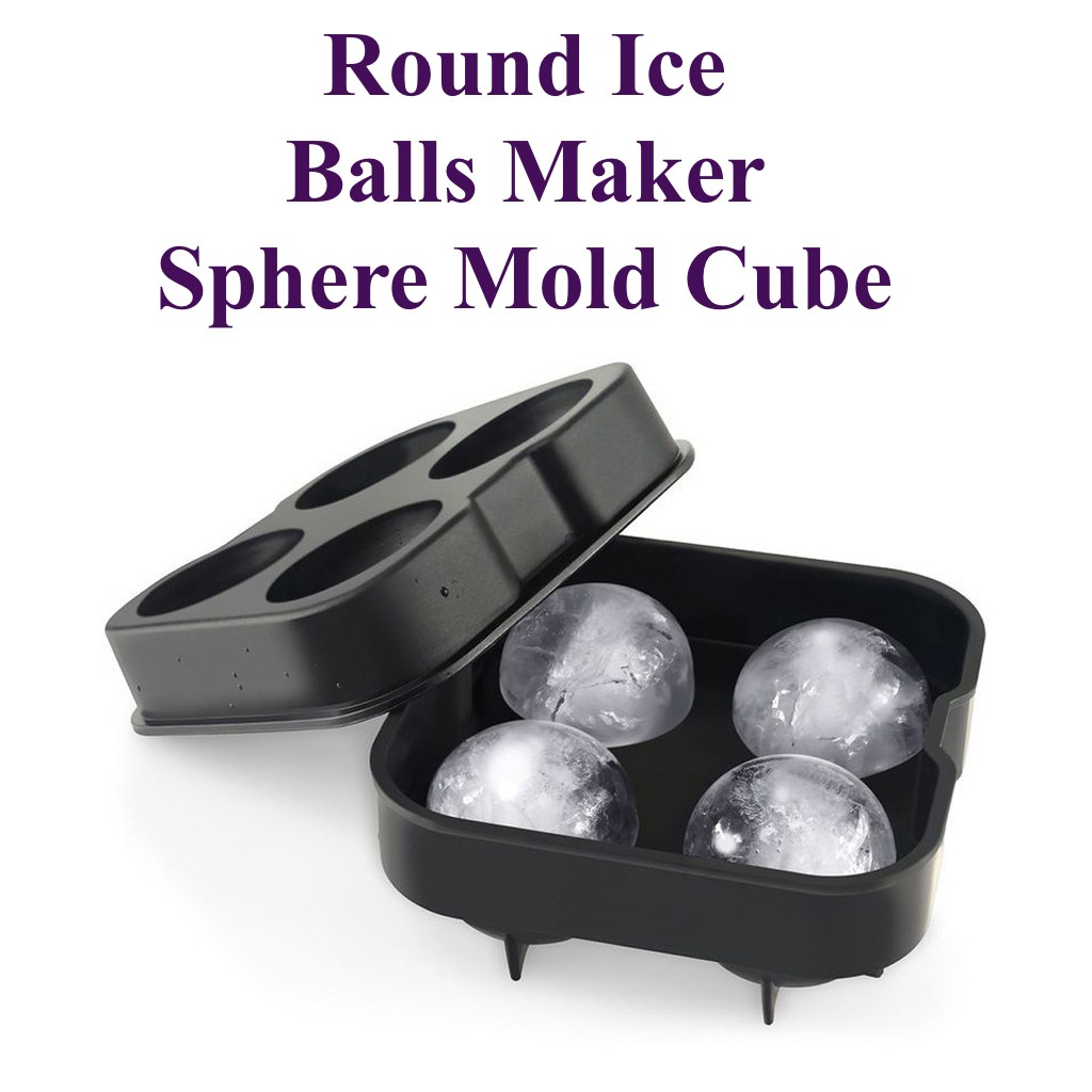  The North Pole Ice Ball Maker Mold, Creates 4 x 4.5 cm