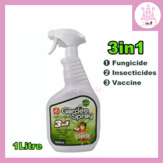 FC1 3in1 Garden Spray Insecticides + Fungicide + Vaccine1000ML | Shopee ...
