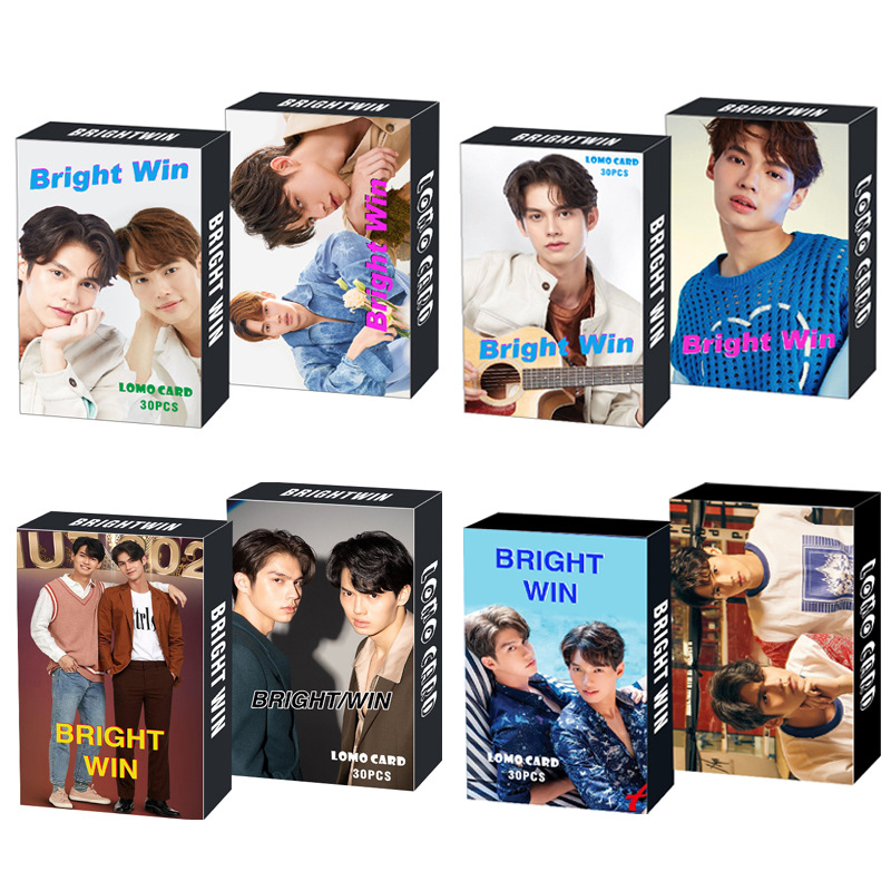 Thai Boys BRIGHTWIN OFFGUN EN OF LOVE Photocard Lomo Card 30pcs/box ...
