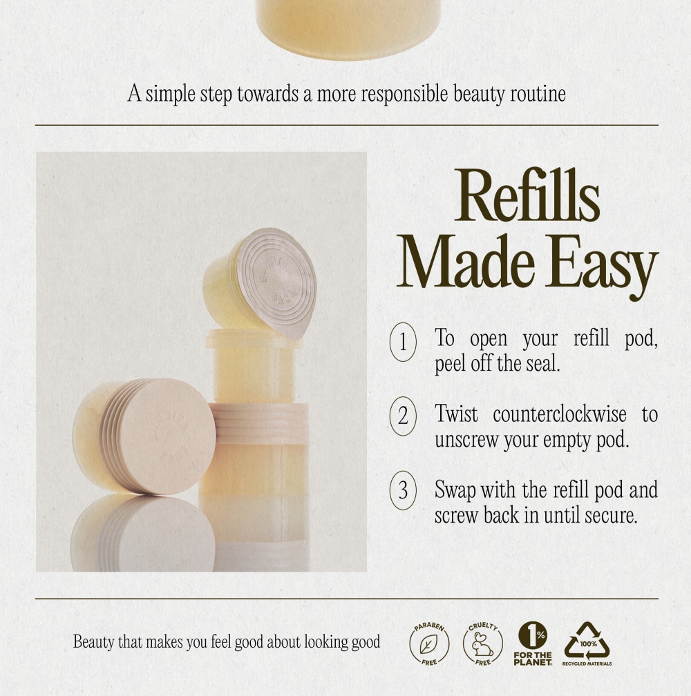 Sunnies Face Dream Cream The Refill Pod 50ml [Supercharged Hydrating