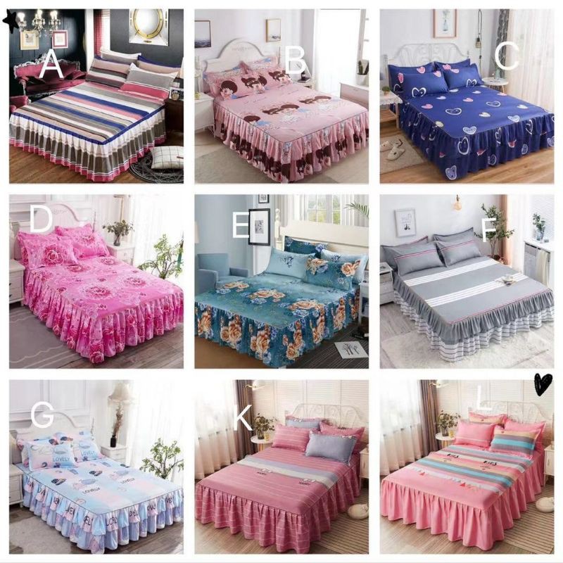 Ready stok 🇲🇾 🔥hot sale 🔥 Cadar Ropol Queen 1Set (3 in 1) | Shopee Malaysia