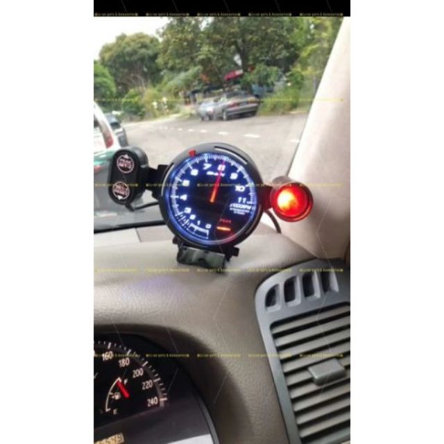 Defi Advance A1 Meter Zd LCD digital display OBD2 Gauge multi colour ...