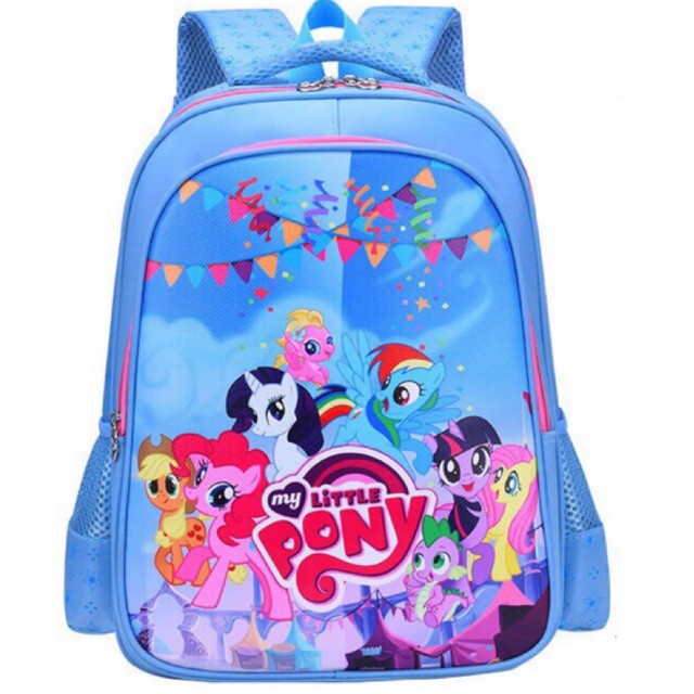 READY STOCK LITTLE PONY Schoolbag Kid Children Bag 3D School Bag Backpack Kindergarten Bag Beg Sekolah pony