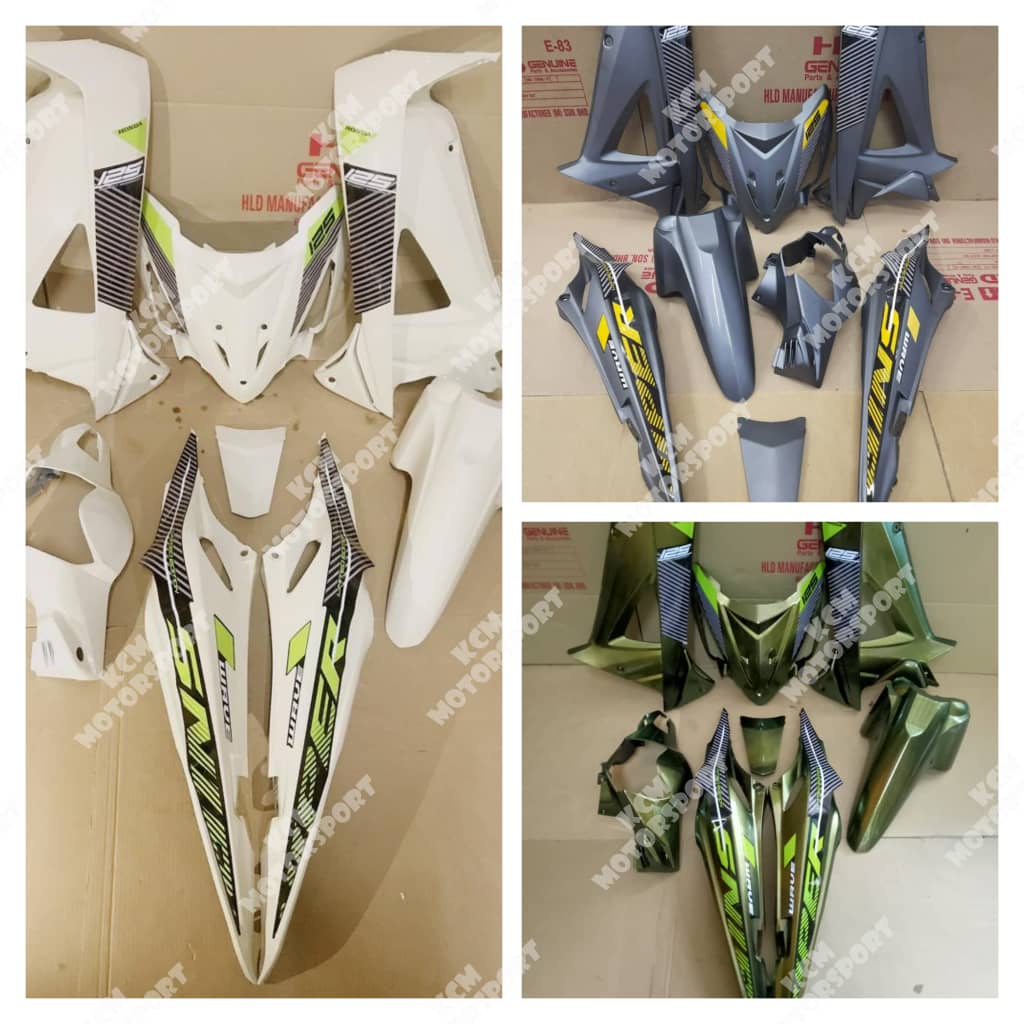 BODY COVER COVERSET HONDA WAVE 125X ULTIMO NAGA DRAGON WAVE 125X SNIPER ...