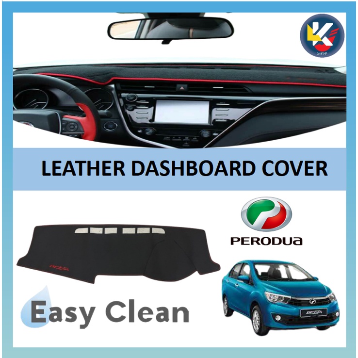 Perodua Bezza Leather Car Dashmat Dash Mat Dashboard Sun Cover | Shopee ...