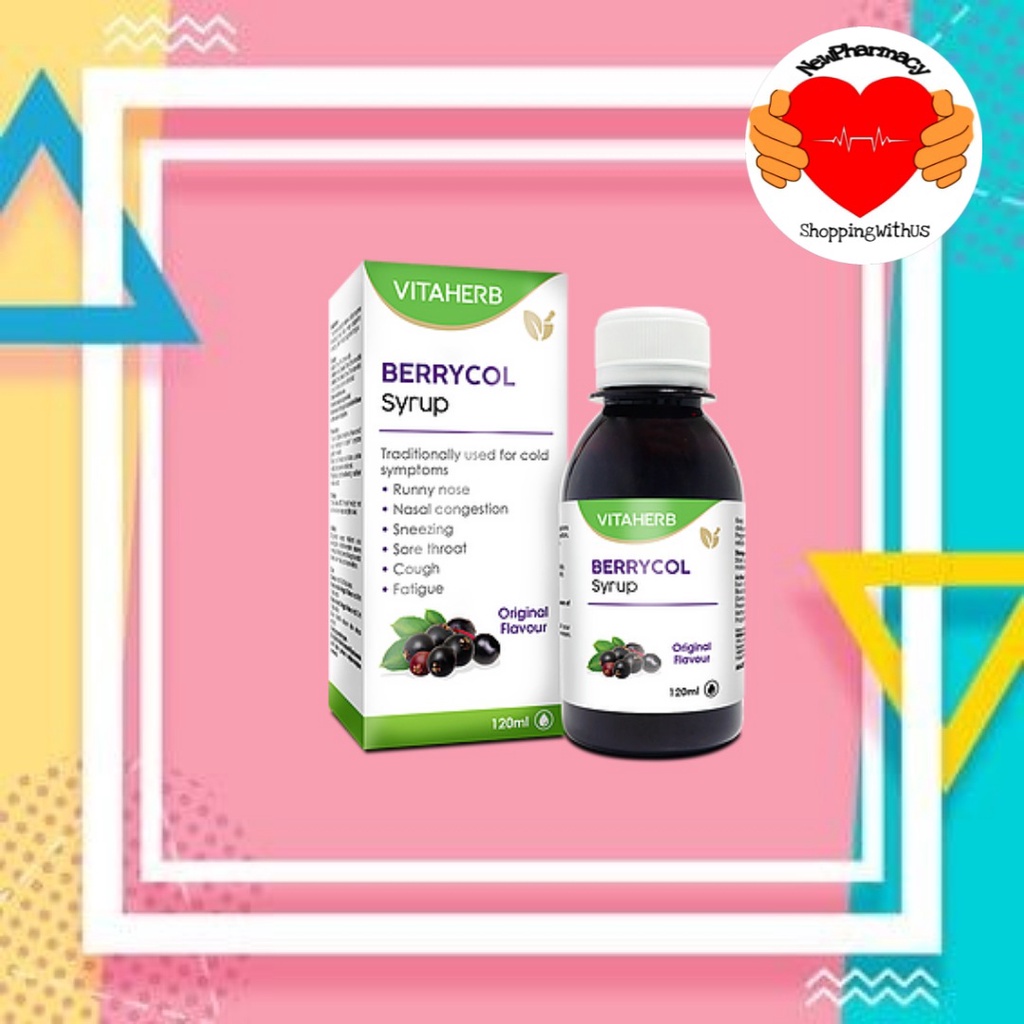 Vitaherb Berrycol Syrup Original Flavour (Black Elderberry)120ml (Exp ...