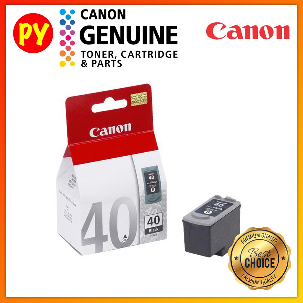 Canon PG-40 Black Original Ink Cartridge Canon PG40 PG 40 | Shopee Malaysia