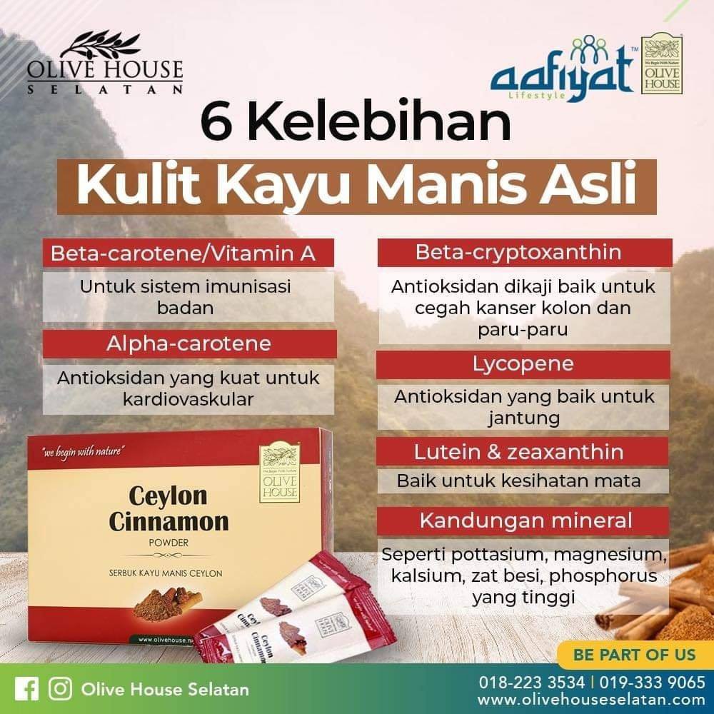 OLIVE HOUSE CEYLON CINNAMON ( SERBUK KAYU MANIS ) Shopee Malaysia