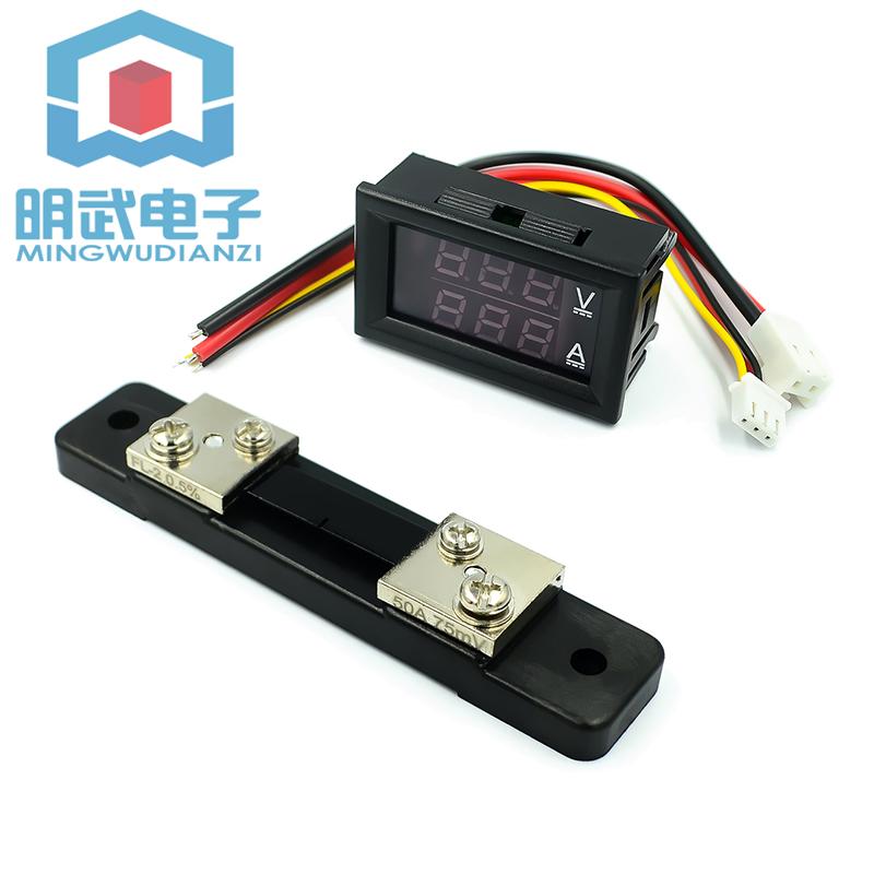 VOLTMETRO AMPEROMETRO DIGITALE 100V 10A Da Pannello Universale EUR 9,90