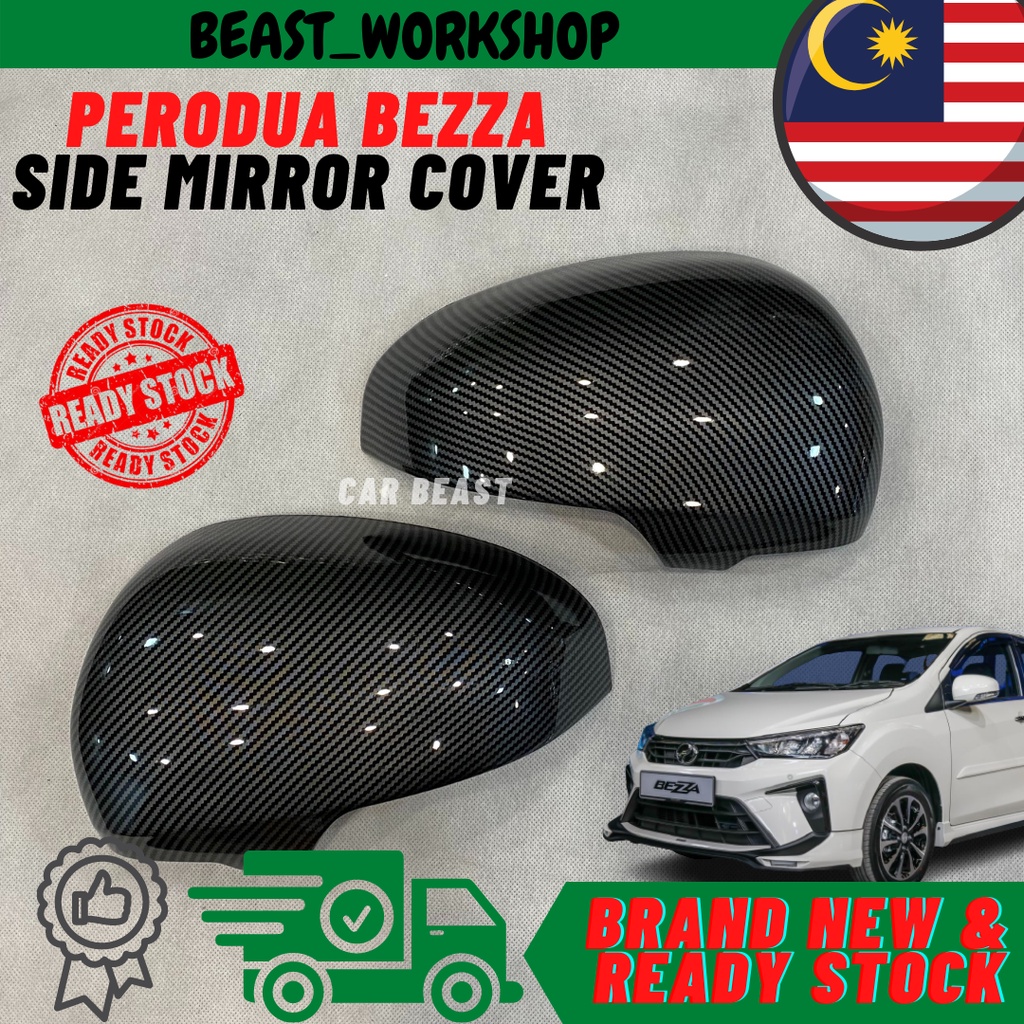 🔥Perodua BEZZA (all model) 🔥 With Signal hole Carbo Look Car Side ...