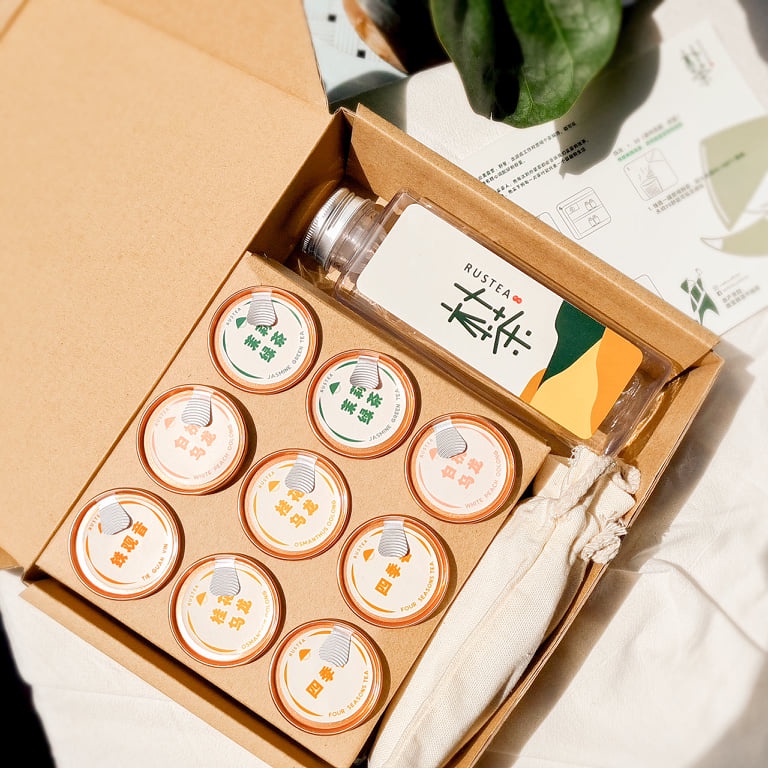 Tea Gift Set/Set Hadiah Teh 小圆罐茶礼盒 | RUSTEA 朴茶 | Shopee Malaysia