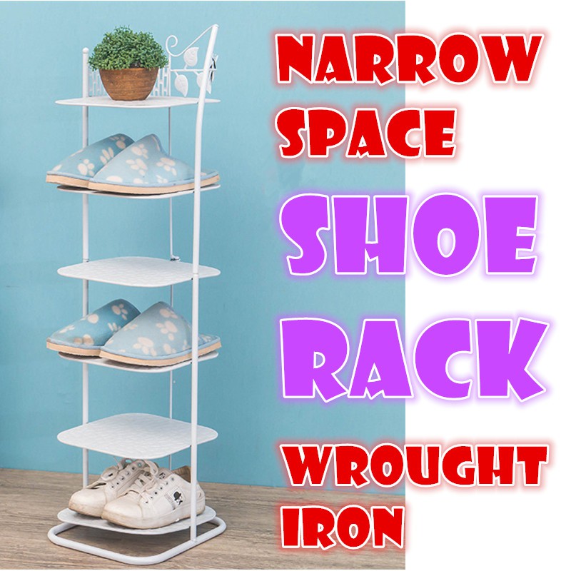 HDB Door side corner side shoe rack storage shelf organizer narrow ...